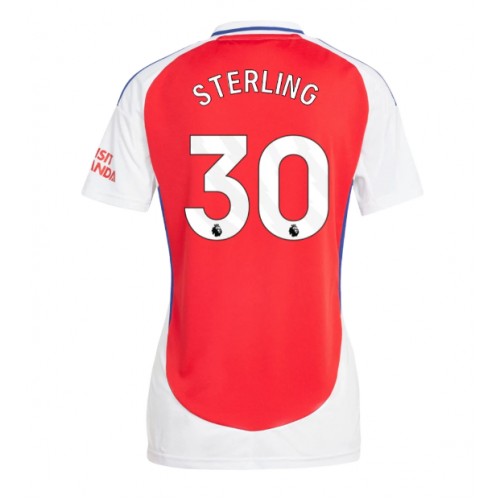 Fotbalové Dres Arsenal Raheem Sterling #30 Dámské Domácí 2024-25 Krátký Rukáv